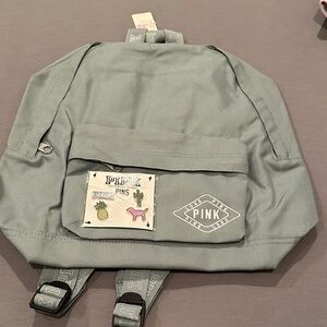 PINK Victoria's Secret Gray Backpack